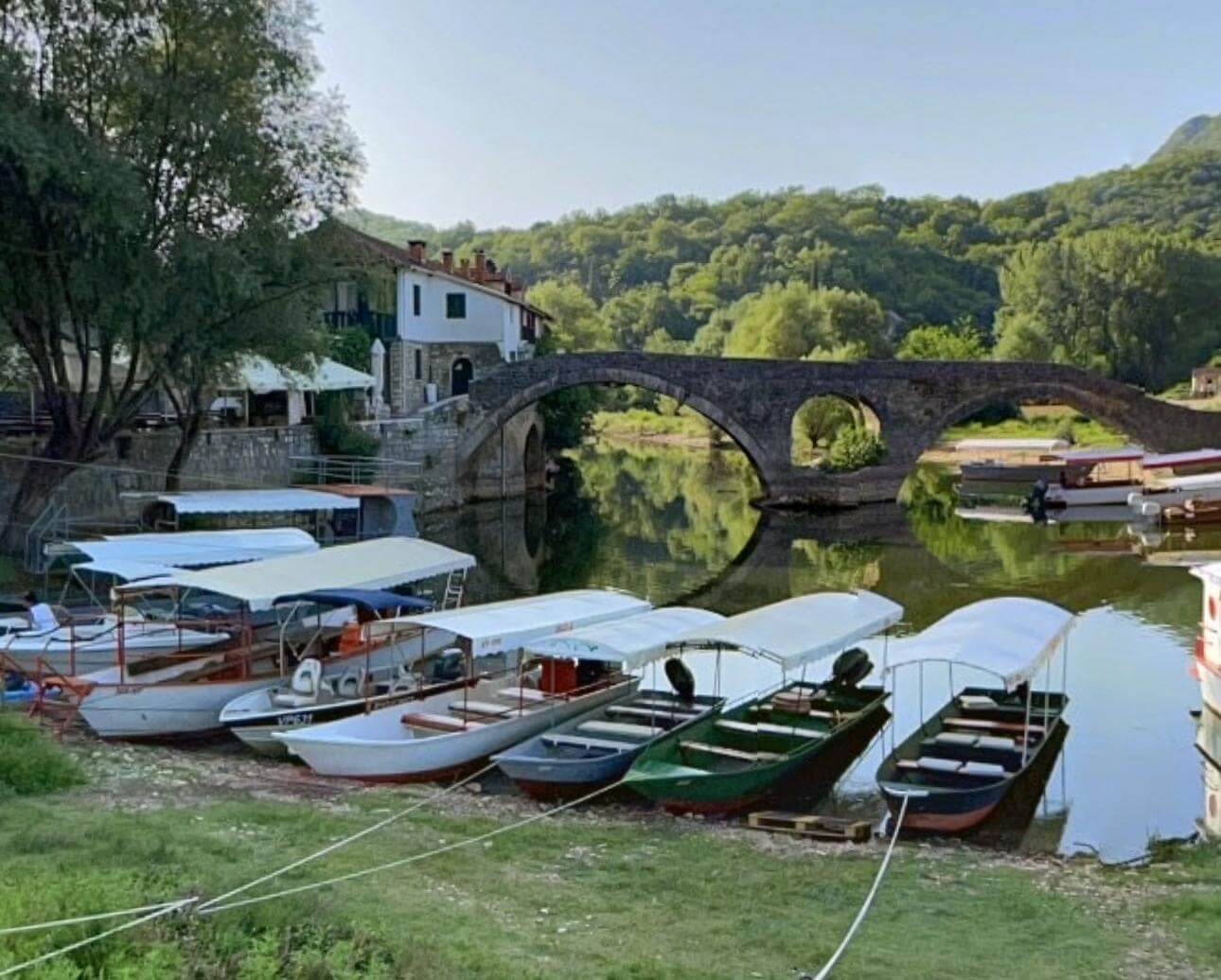 Famous bridges at Rijeka Crnojevića canyon tour
